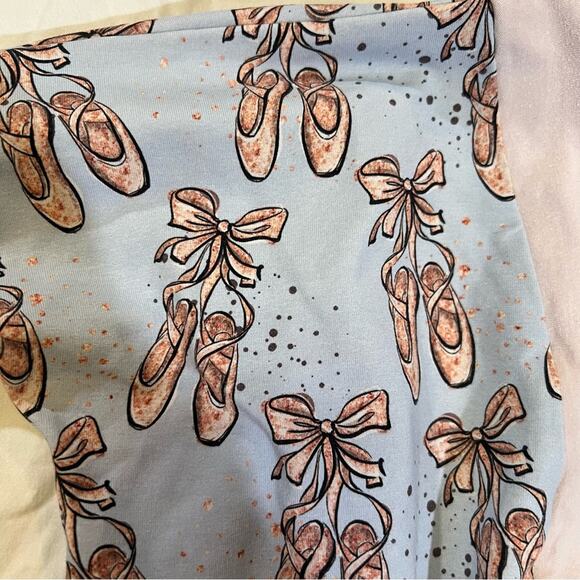 Mialu Handmade Open Front Ballet Slipper Print Cardigan size 5 - Picture 3 of 11